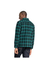 Lee - LEE WORKWEAR OVERSHIRT RELAXED FIT MĘSKA KOSZULA MATERIAŁOWA AGATE GREEN L68DCSNB. Materiał: materiał #3