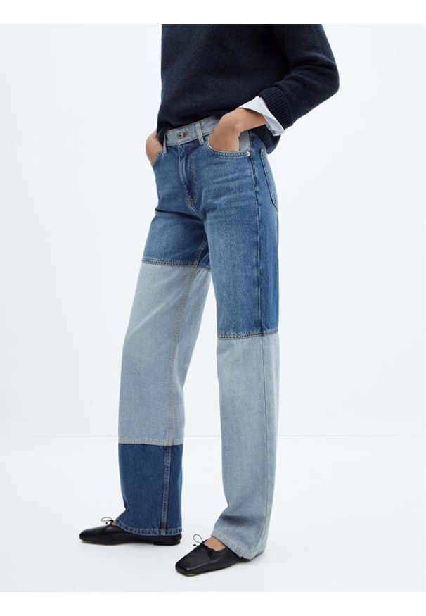 mango - Mango Jeansy Dorotea 57013803 Niebieski Regular Fit. Kolor: niebieski