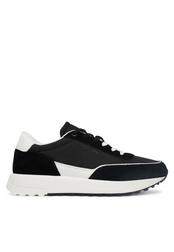 Calvin Klein Sneakersy City Runner Laceup Ny Mix HM0HM02144 Czarny. Kolor: czarny. Materiał: materiał