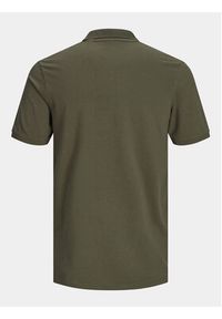 Jack & Jones - Jack&Jones Polo Basic 12136516 Zielony Slim Fit. Typ kołnierza: polo. Kolor: zielony. Materiał: bawełna