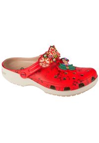 Crocs Chodaki Classic Frida Kahlo Classic Clog 209450-2Y2 czerwone. Kolor: czerwony. Materiał: syntetyk