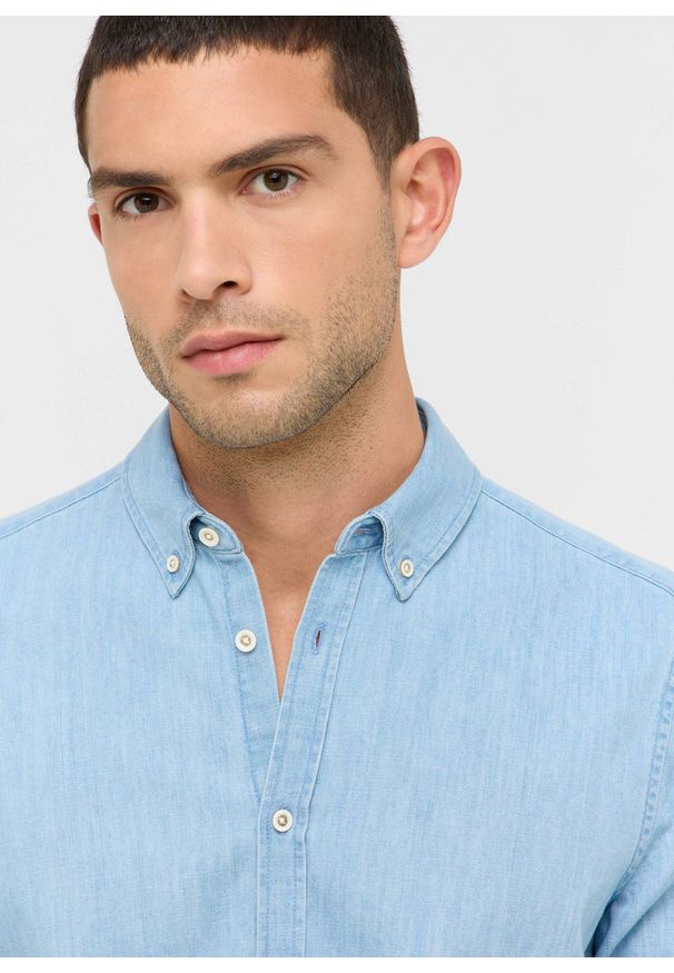 Męska Koszula Mustang Style Cullman Denim Blue 1016946 5000 200. Materiał: denim