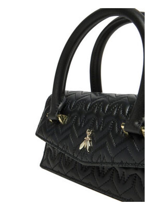 Patrizia Pepe Torebka 8B0111/L082-K103 Czarny. Kolor: czarny. Materiał: skórzane