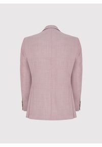 Pako Lorente - PAKO LORENTE - Rożowa marynarka garniturowa wełna. Materiał: wełna. Wzór: gładki #3