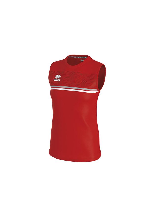 ERREA - Ornat damski Errea divina. Kolor: szary, czerwony, wielokolorowy. Długość rękawa: bez rękawów. Styl: elegancki