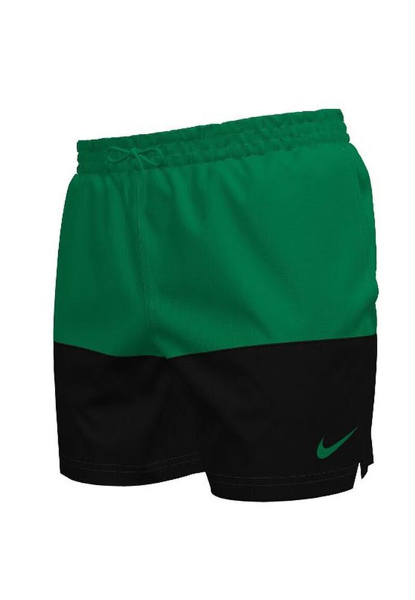 Szorty kąpielowe męskie Nike Split 5" Volley. Kolor: zielony