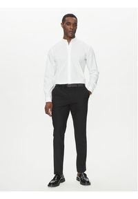 Hugo - HUGO Koszula Kaleb 50539772 Biały Slim Fit. Kolor: biały. Materiał: bawełna #4