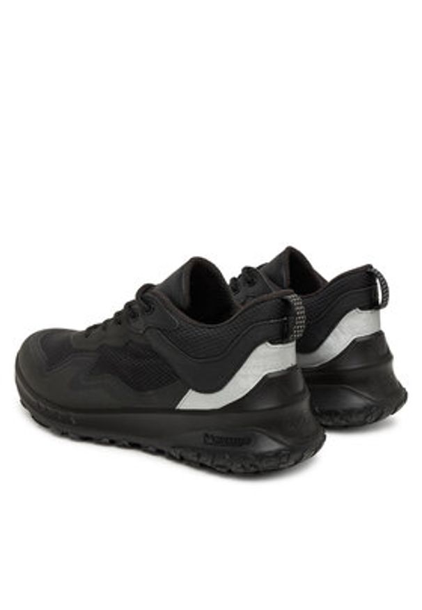ecco - ECCO Sneakersy 82433357341 Czarny. Kolor: czarny. Materiał: materiał