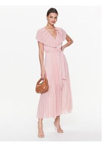 Dixie Sukienka koktajlowa A319V025A Różowy Regular Fit. Kolor: różowy. Materiał: wiskoza. Styl: wizytowy