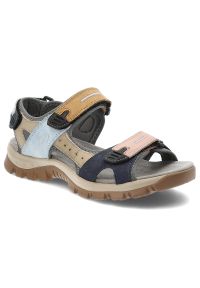 Kolorowe Sandały Artiker Sportowe Obuwie Damskie. Okazja: na co dzień, na spacer. Materiał: materiał. Wzór: kolorowy. Sezon: lato. Styl: sportowy #1