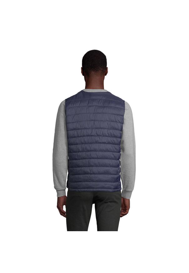 SOL'S - Kurtka puchowa bez rękawów Sol's Arthur. Okazja: na co dzień. Kolor: wielokolorowy, niebieski, czarny. Materiał: puch. Długość rękawa: bez rękawów. Styl: casual