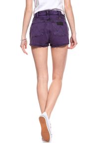 Wrangler - DAMSKIE SPODENKI WRANGLER THE SHORT PURPLE POP W27XRJ202 112128206 #4