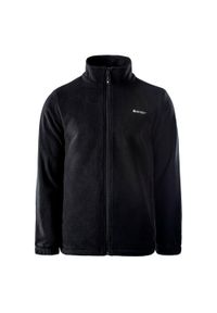 Hi-tec - Bluza Polarowa Męska Ferns. Kolor: czarny. Materiał: polar. Sezon: zima. Sport: turystyka piesza