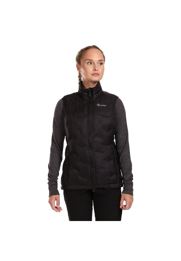 Damska kurtka puchowa Kilpi Nai. Kolor: czarny. Materiał: nylon. Sezon: zima. Sport: turystyka piesza, narciarstwo