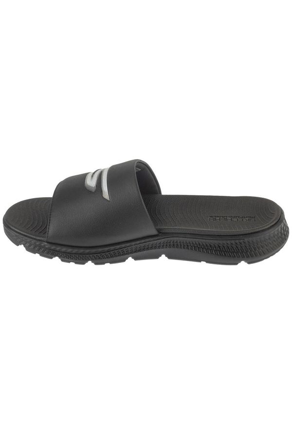 skechers - Klapki na basen męskie, On-The-Go Go Consistent Sandal 2.0 - Culver. Kolor: czarny. Sport: pływanie