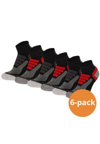 XTREME SOCKSWEAR - Skarpety turystyczne Xtreme Quarter, 6 par., Multi Black. Kolor: czarny. Sport: outdoor, turystyka piesza