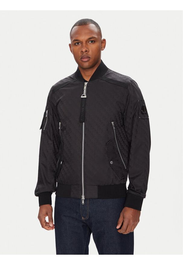 Moose Knuckles Kurtka bomber Courville M14MB003H Czarny Regular Fit. Kolor: czarny. Materiał: syntetyk