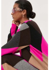 Liviana Conti sukienka wełniana midi prosta. Materiał: wełna. Długość rękawa: długi rękaw. Typ sukienki: proste. Styl: klasyczny. Długość: midi #2