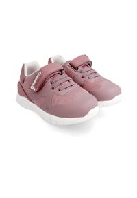Biomecanics buty dziecięce kolor różowy. Nosek buta: okrągły. Zapięcie: rzepy. Kolor: różowy. Materiał: skóra, guma