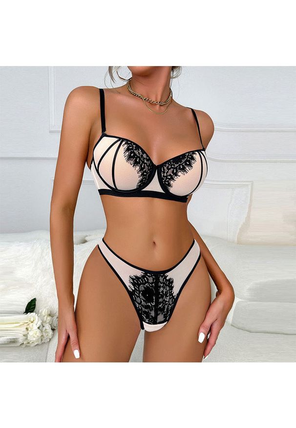 Intica - Komplet bielizny z koronką na specjalne okazje Vetka. Kolor: wielokolorowy. Materiał: koronka. Wzór: koronka