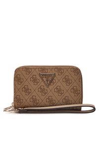 Guess Duży Portfel Damski SWSG85 00164 Brązowy. Kolor: brązowy. Materiał: skóra