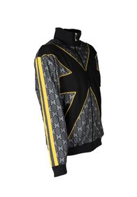 John Richmond Bluza | UMA24170FE | Mężczyzna | Czarny, Żółty, Szary. Okazja: na co dzień. Kolor: żółty, wielokolorowy, czarny, szary. Materiał: bawełna, poliester. Długość: długie. Styl: casual