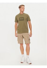 Helly Hansen T-Shirt HH Box 53285 Zielony Regular Fit. Kolor: zielony. Materiał: bawełna #4