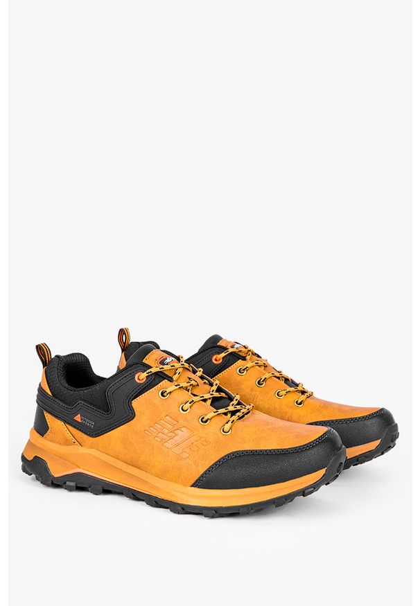 Badoxx - Camelowe buty trekkingowe sznurowane badoxx mxc8200. Kolor: pomarańczowy, brązowy, wielokolorowy