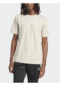 Adidas - adidas T-Shirt Trefoil Essentials IR9689 Beżowy Regular Fit. Kolor: beżowy. Materiał: bawełna