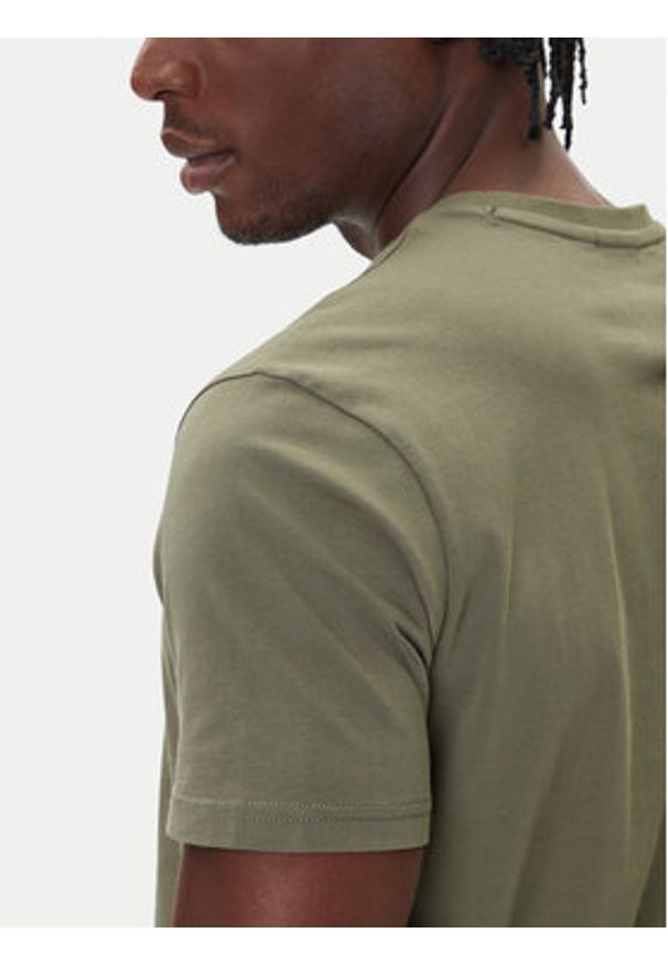 Napapijri T-Shirt Salis NP0A4H8D Zielony Regular Fit. Kolor: zielony. Materiał: bawełna