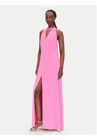 ACCESS FASHION Sukienka wieczorowa 53-3388-145 Różowy Regular Fit. Kolor: różowy. Materiał: syntetyk. Styl: wizytowy #4