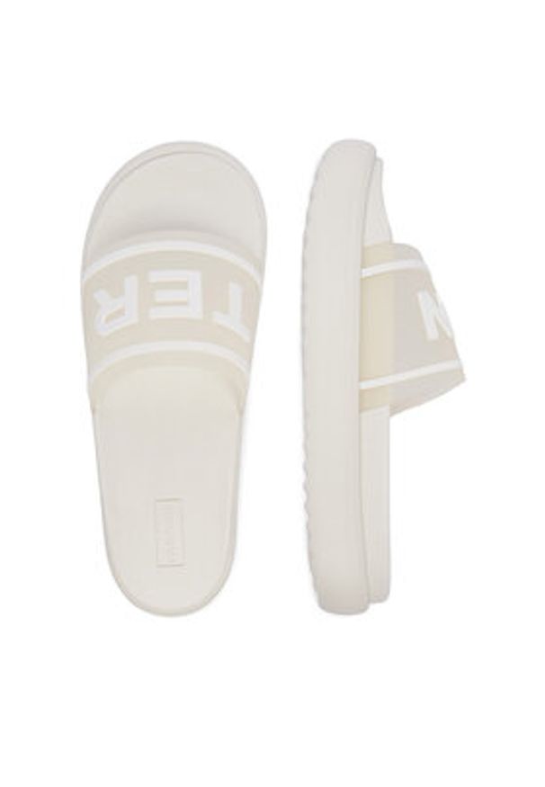 Hunter Klapki HU88895A Biały. Kolor: biały. Materiał: syntetyk