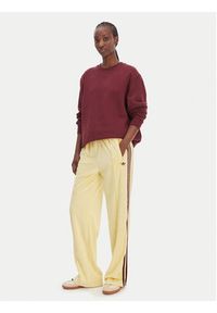 Adidas - adidas Spodnie dresowe Terry Towel Firebird KQ6662 Żółty Loose Fit. Kolor: żółty. Materiał: bawełna #3