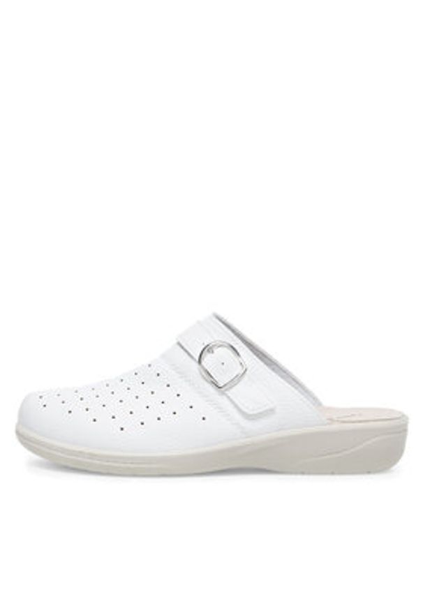 Clara Barson Klapki WS010904-01 Biały. Kolor: biały. Materiał: syntetyk