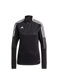 Adidas - Bluza piłkarska damska adidas Tiro 21 Training Top. Kolor: czarny, biały, wielokolorowy. Sport: piłka nożna