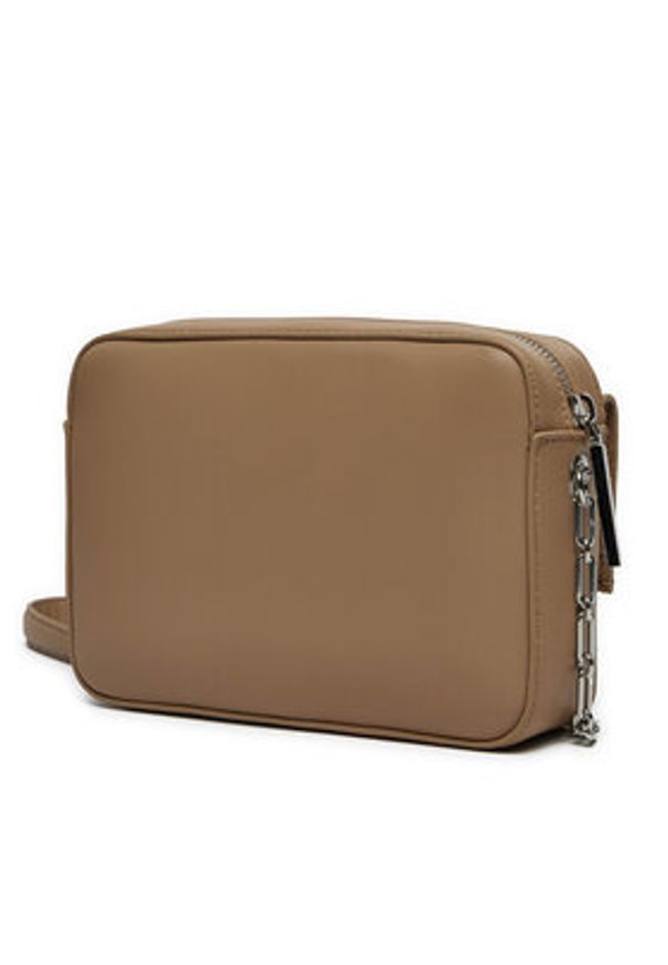 Calvin Klein Torebka Ck Camera Bag W/Pocket_Mono K60K613140 Brązowy. Kolor: brązowy. Materiał: skórzane