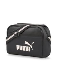 Puma - Listonoszka Campus PUMA Black. Kolor: czarny