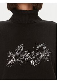 Liu Jo Golf MF3432 MS14G Czarny Regular Fit. Typ kołnierza: golf. Kolor: czarny. Materiał: wiskoza #4