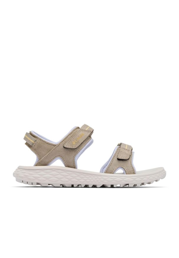 columbia - Columbia Sandały Konos Hiker 2121311247. Kolor: beżowy. Materiał: skóra. Sport: turystyka piesza