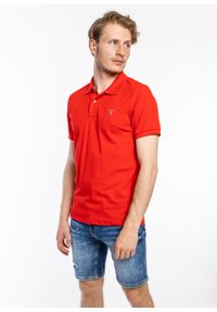 GANT - Koszulka męska Polo Gant Original (2201-620). Okazja: na co dzień. Typ kołnierza: polo. Kolor: czerwony. Styl: casual