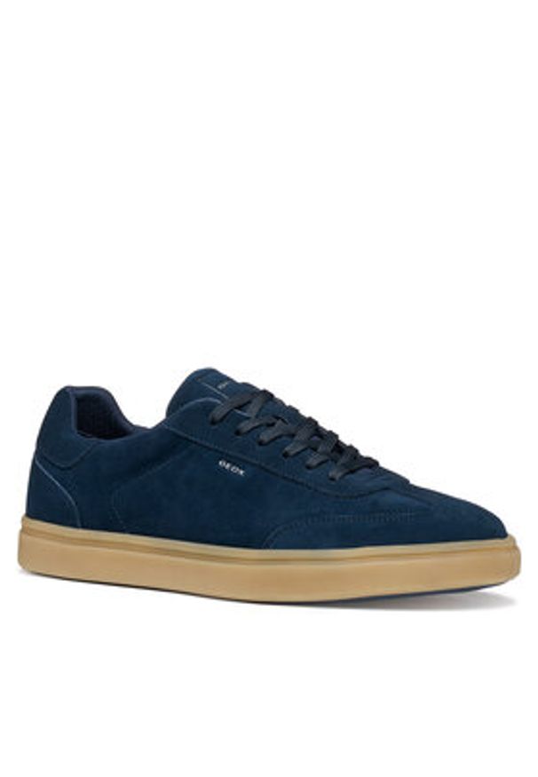Geox Sneakersy U Baltmoore U65LDC 00022 C4002 Granatowy. Kolor: niebieski. Materiał: zamsz, skóra
