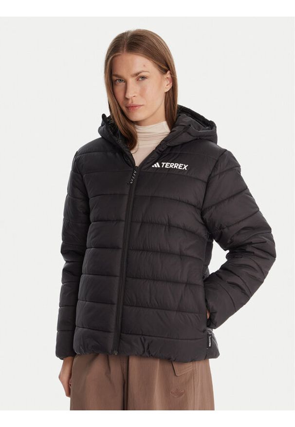 Adidas - adidas Kurtka outdoor Terrex Multi Essentials Climawarm KB2169 Czarny Regular Fit. Kolor: czarny. Materiał: syntetyk. Technologia: ClimaWarm (Adidas). Sport: outdoor