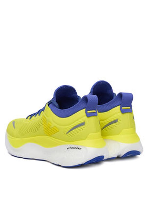 EA7 Emporio Armani Sneakersy X8X246 XK443 MZ610 Żółty. Kolor: żółty. Materiał: materiał