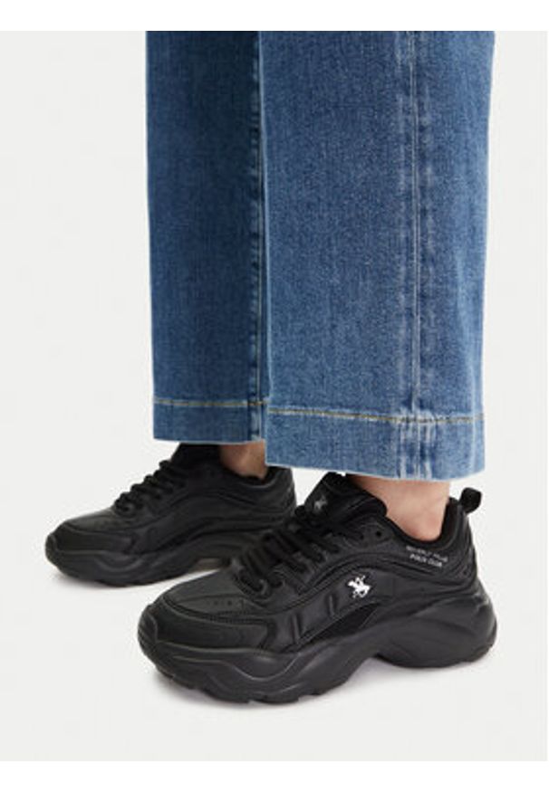 Beverly Hills Polo Club Sneakersy CEO-V12-1099 Czarny. Kolor: czarny. Materiał: materiał, syntetyk