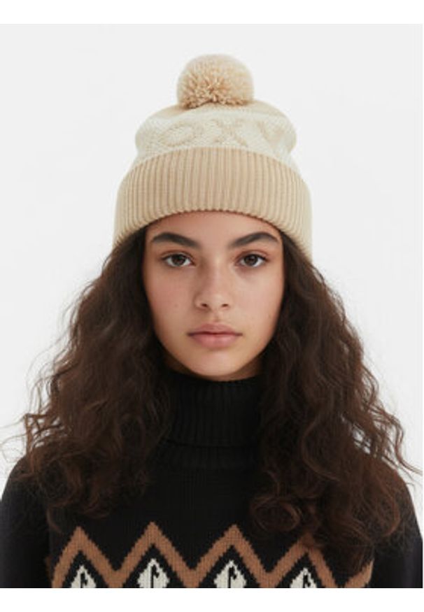 Roxy Czapka CEO-RX-W3-001-AW25 Beżowy. Kolor: beżowy. Materiał: akryl