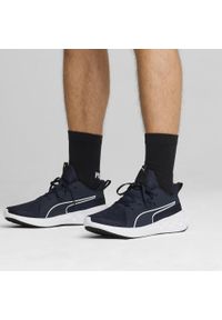 Puma - Buty do biegania SOFTRIDE Carson PUMA Club Navy White Black Blue. Kolor: czarny, niebieski, wielokolorowy, biały. Sport: bieganie