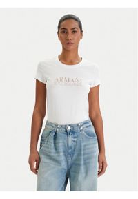 Armani Exchange T-Shirt XW001837 AF16294 U0002 Biały Slim Fit. Kolor: biały. Materiał: bawełna #1