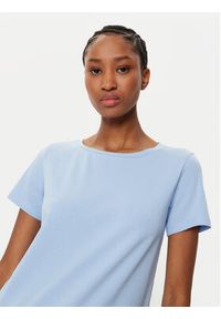 Weekend Max Mara T-Shirt Multib 2515971011 Błękitny Regular Fit. Kolor: niebieski. Materiał: bawełna