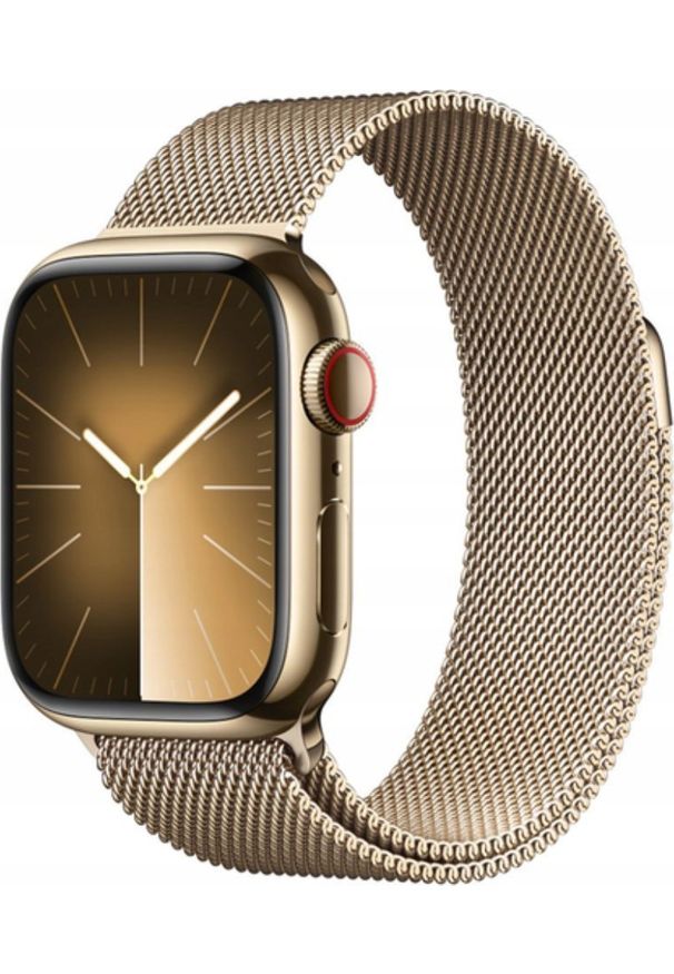 APPLE - Smartwatch Apple Smartwatch Apple Watch Series 9 Brązowy Złoty 1,9" 41 mm. Rodzaj zegarka: smartwatch. Kolor: wielokolorowy, złoty, brązowy