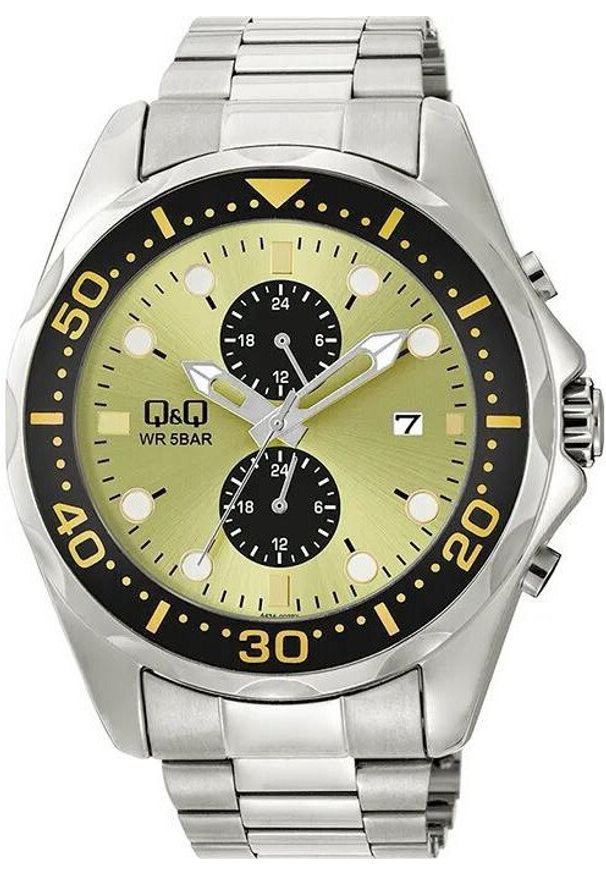 Zegarek QQ Zegarek męski QQ A43A-002P srebrny. Kolor: srebrny